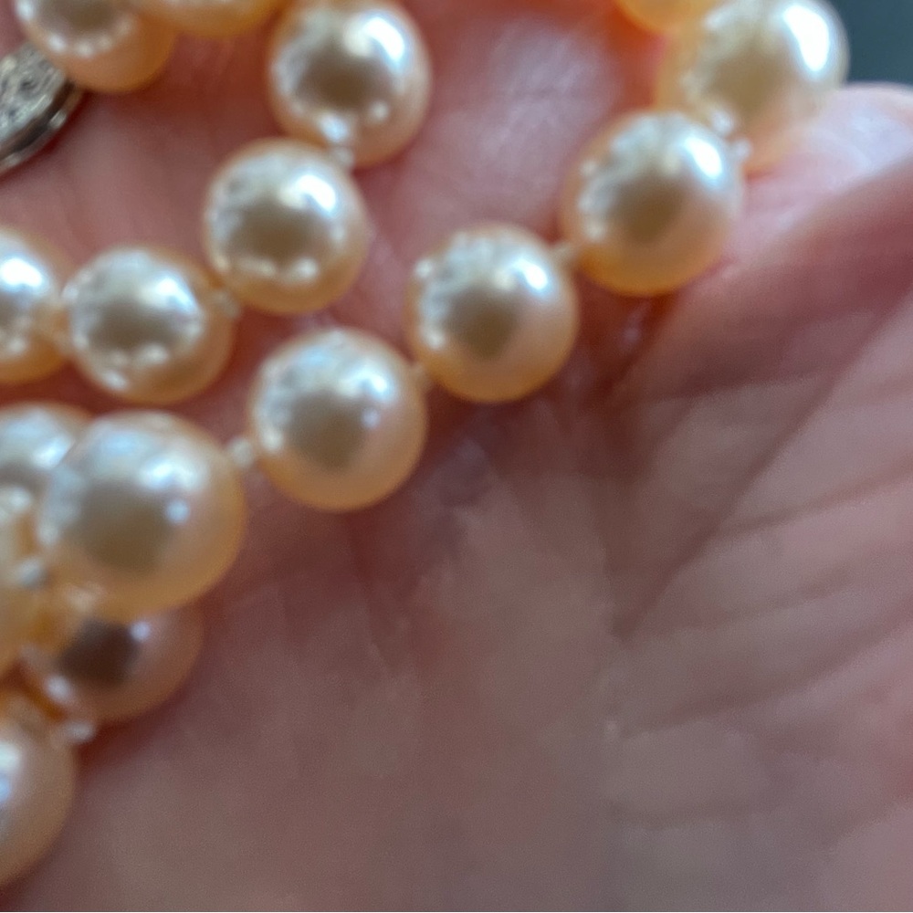 Genuine Mallorca Pearls 18 inch Strand - Picture 8 of 10